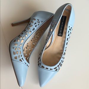 Steven by Steve Madden blue leather shoes